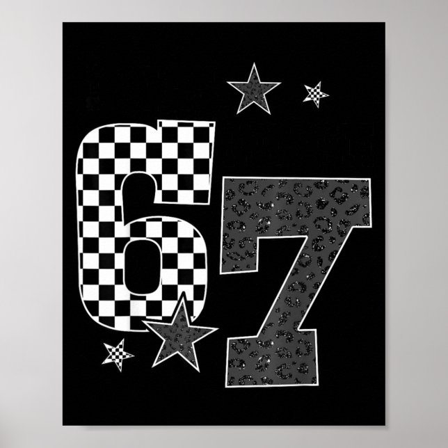 Affiche Anniversaire 7 Ans J'avais 6 Ans Maintenant J'ai 7 (Devant)