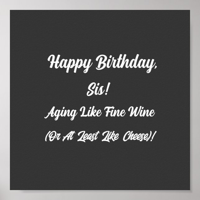 Affiche ฺ Anniversaire, Anniversaire Garçon, Citations Amu (Devant)