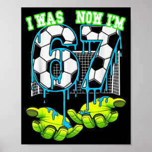Affiche Anniversaire de 7 ans Six Maintenant J'ai Sept ans