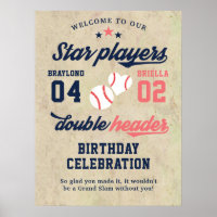 Anniversaire de jumeaux ou de frères et sœurs avec