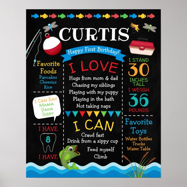 Affiche Anniversaire de la pêche (Devant)