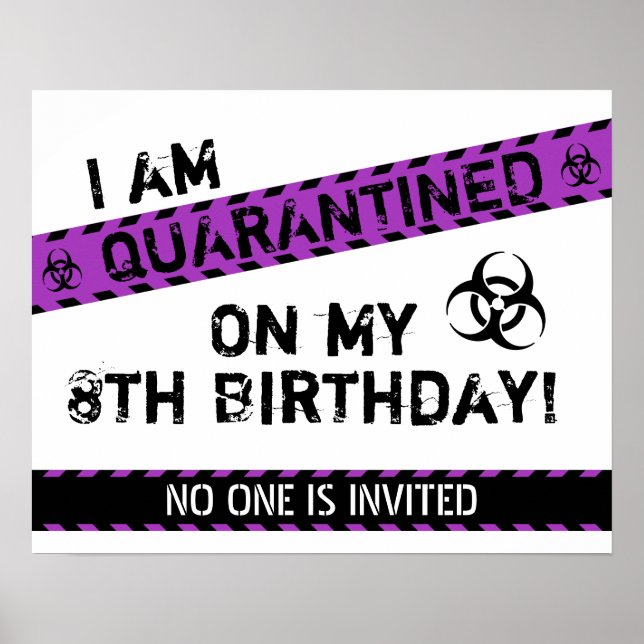 Affiche Anniversaire de la quarantaine (Devant)
