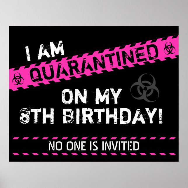Affiche Anniversaire de la quarantaine (Devant)
