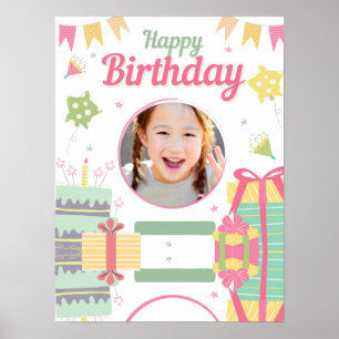 Affiche anniversaire de princesse