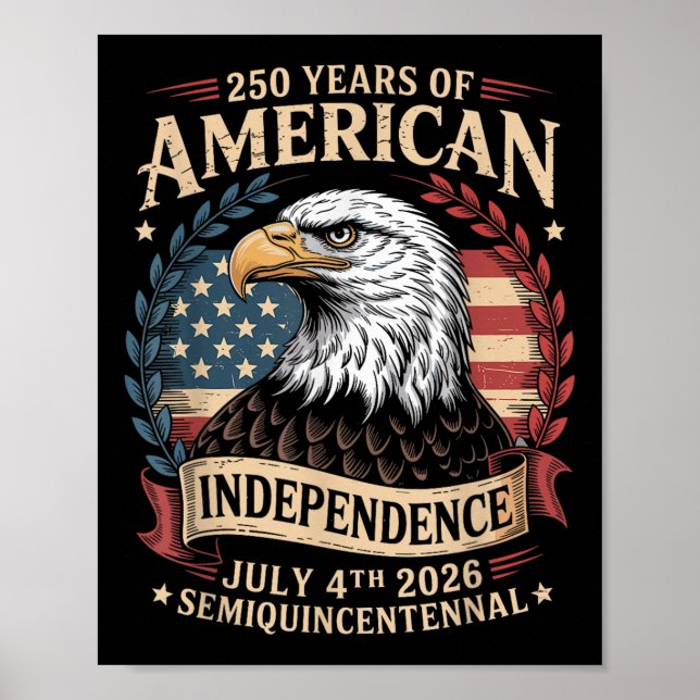 Affiche Anniversaire des 250 ans d'Amérique 250 Ans d'Amér (Devant)