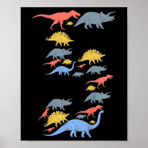 Affiche Anniversaire Dinosaure Enfants 5 Ans Pour Filles 5