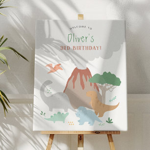 Affiche Anniversaire du volcan Dinosaur Boy
