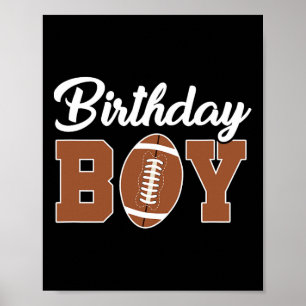 Affiche Anniversaire Garçon Football Anniversaire Famille 