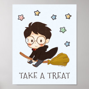 Affiche Anniversaire magique de HARRY POTTER™ et Poudlard