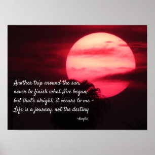 Affiche Anniversaire - Un autre tour autour du Soleil
