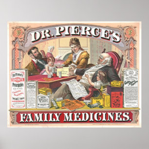 Affiche Annonce 1874 de spécialité pharmaceutique