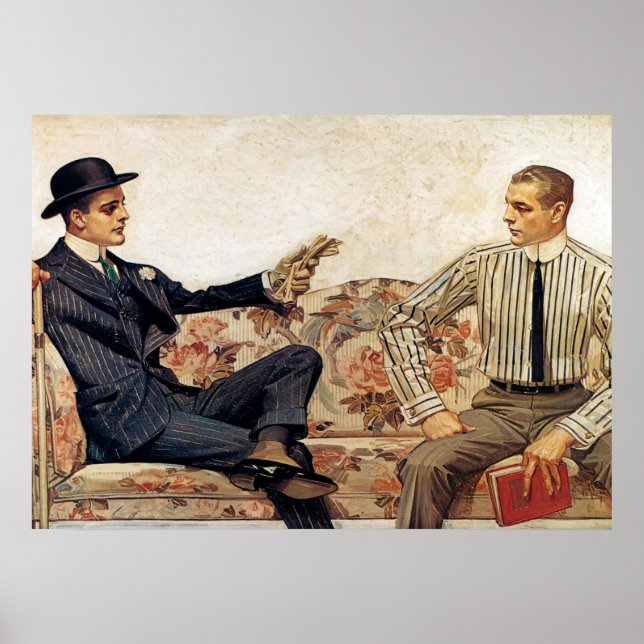 Affiche Annonce de Arrow Collar, 1912 par Leyendecker (Devant)