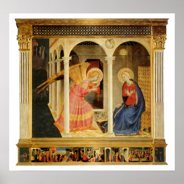 Affiche Annonce de Fra Angelico, Art Renaissance (Devant)