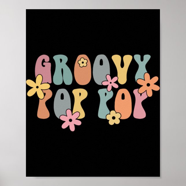 Affiche Annonce de grossesse de grand-père P groovy  (Devant)