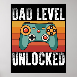 Affiche Annonce de grossesse Niveau Papa Débloqué Nouveau 