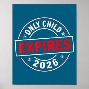 Affiche Annonce de grossesse pour enfant unique expire en
