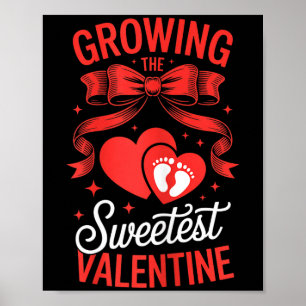 Affiche Annonce de grossesse pour la Saint-Valentin la plu