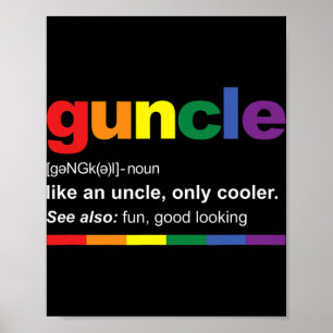 Affiche Annonce de grossesse pour nouvel oncle gay nouvel