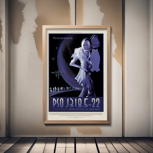 Affiche Annonce de voyage Sci-Fi, Planet PSO J318.5-22