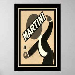 Affiche Annonce Martini 1938