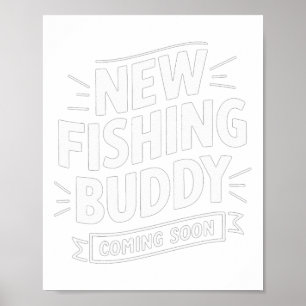 Affiche Annonce Nouveau Compagnon de Pêche à Venir Bientôt