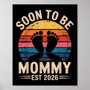 Affiche Annonce Nouvel Arrivant Dans La Famille Bientôt Ma