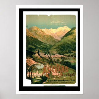 Affiche Annonce pour 'Allevard Les Bains', Isere (col