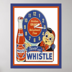 Affiche Annonce publicitaire de Whistle Soda Pop dans les