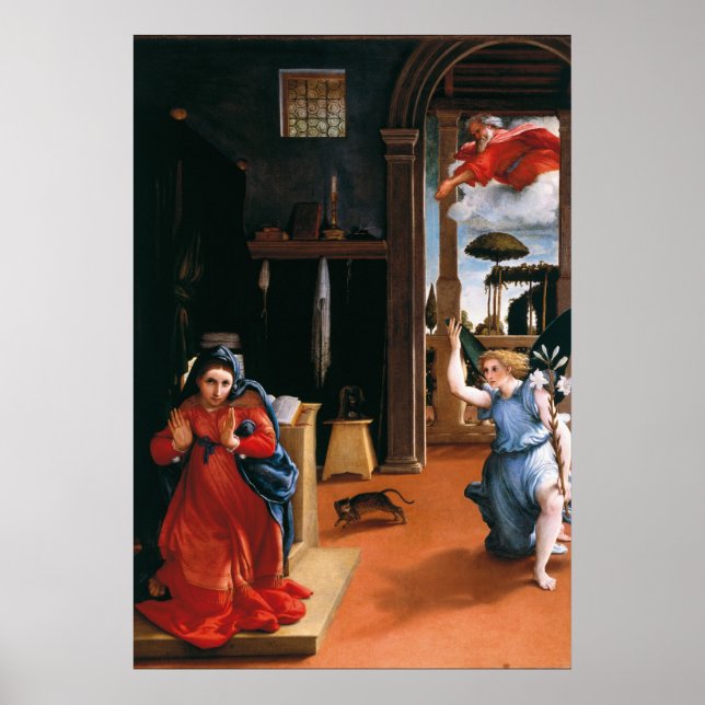 Affiche ANNONCE RECANATI par Lorenzo Lotto (Devant)