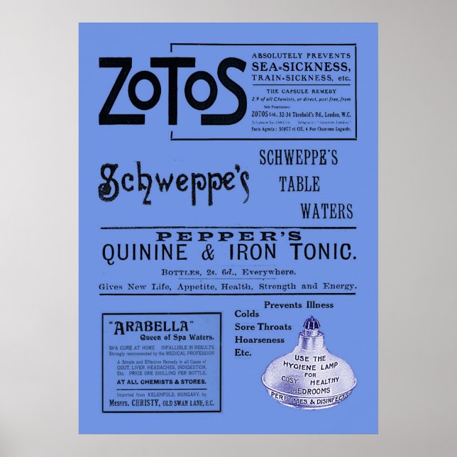 Affiche Annonces anciennes Imprimer (Devant)