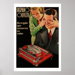 Affiche Annonces Olivetti vintages (Restaurées)