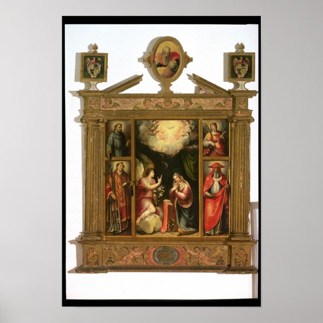 Affiche Annonciation, 1581 (Devant)