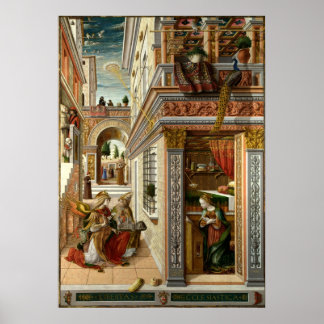 Affiche Annonciation avec saint Emidius, 1486