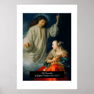 Affiche Annonciation de Godfried Schalcken