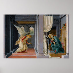 Affiche Annonciation de Sandro Botticelli
