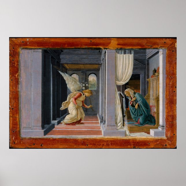 Affiche Annonciation, vers 1485 (Devant)