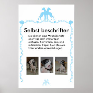 Affiche annotée
