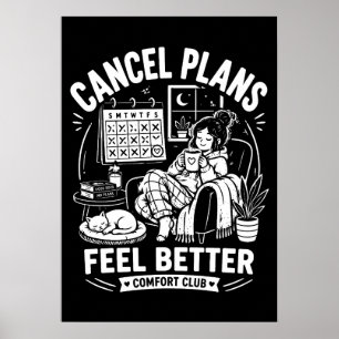 Affiche Annuler les plans Comfort Club