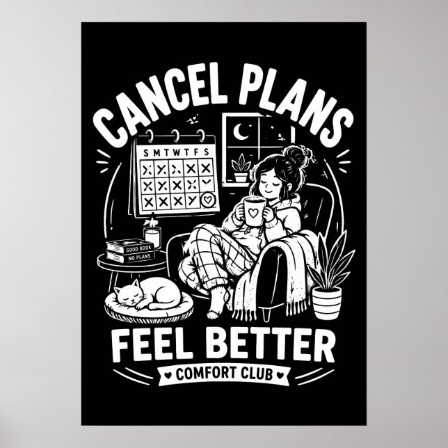 Affiche Annuler les plans Comfort Club (Devant)