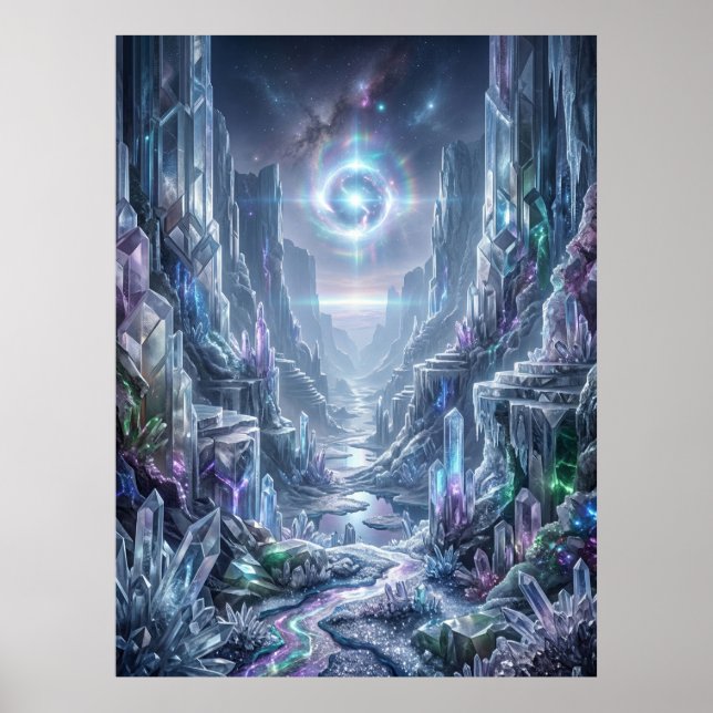 Affiche Anomalie lumineuse de Crystal Canyon (Devant)
