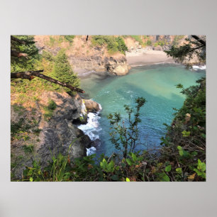 Affiche Anse de Thunder Rock, Samuel H. Boardman, Oregon