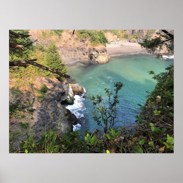 Affiche Anse de Thunder Rock, Samuel H. Boardman, Oregon (Devant)