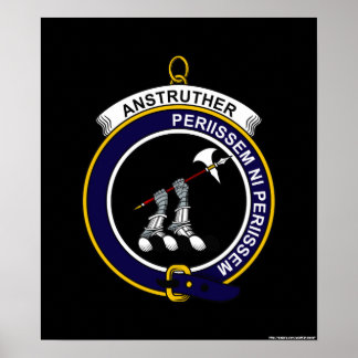 Affiche Anstruther - Clan Crest