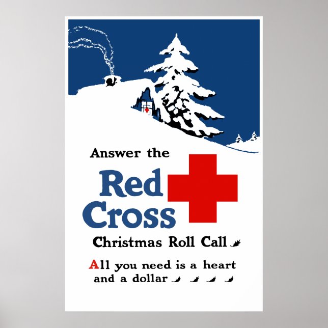 Affiche Answer The Red Cross Christmas Roll Call (Devant)