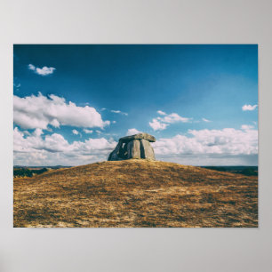 Affiche Anta do Tapadao Dolmen. Ruines néolithiques à Crat