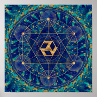 Antahkarana dans l'ornement de géométrie sacrée