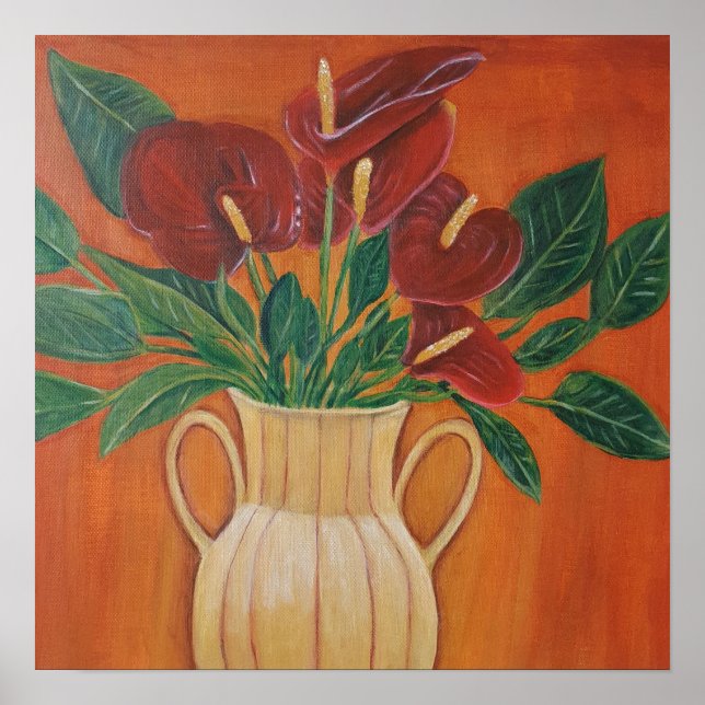 Affiche Antarium acrylic Painting Print (Devant)