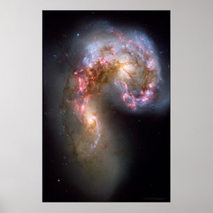 Affiche Antennes Galaxies 20x30 (21x28)