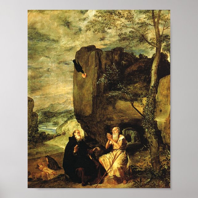 Affiche Anthony le Grand et Paul de Thèbes (Devant)