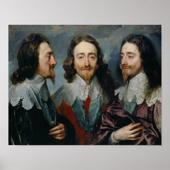 Affiche Anthony van Dyck - Charles I (1600-49) (Devant)